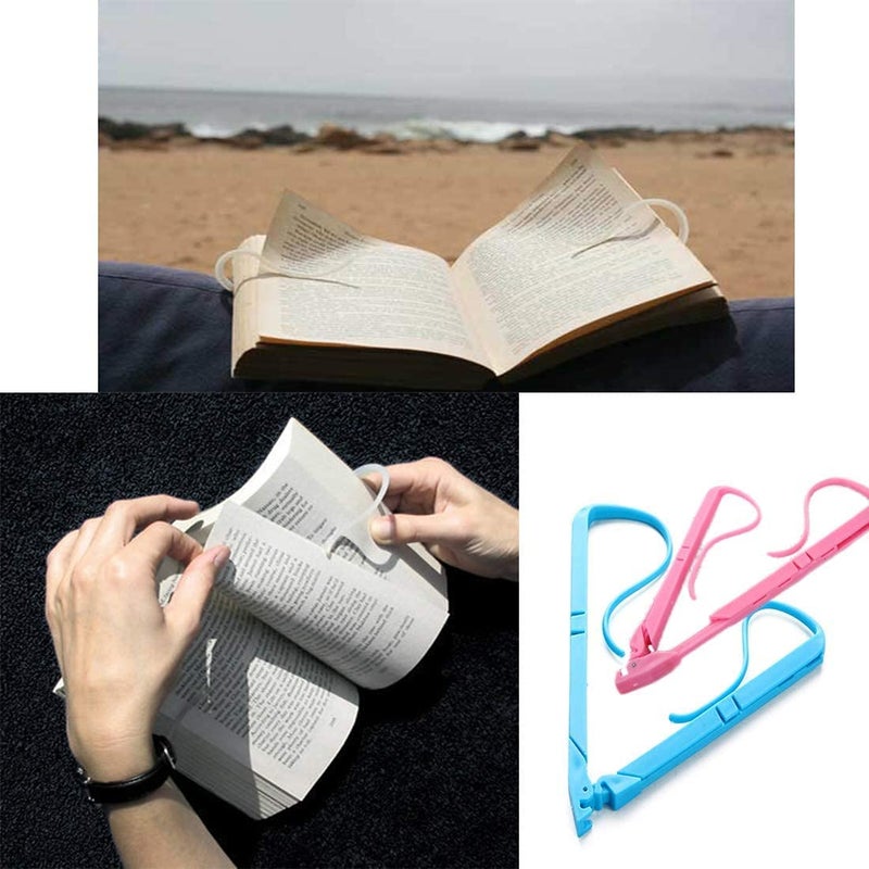 FMELAH Adjustable Hands Free Reading Book Pages Holder Portable Stand with Clamp, Foldable, Relaxed Reading Support for Office & Outdoor - Image 3